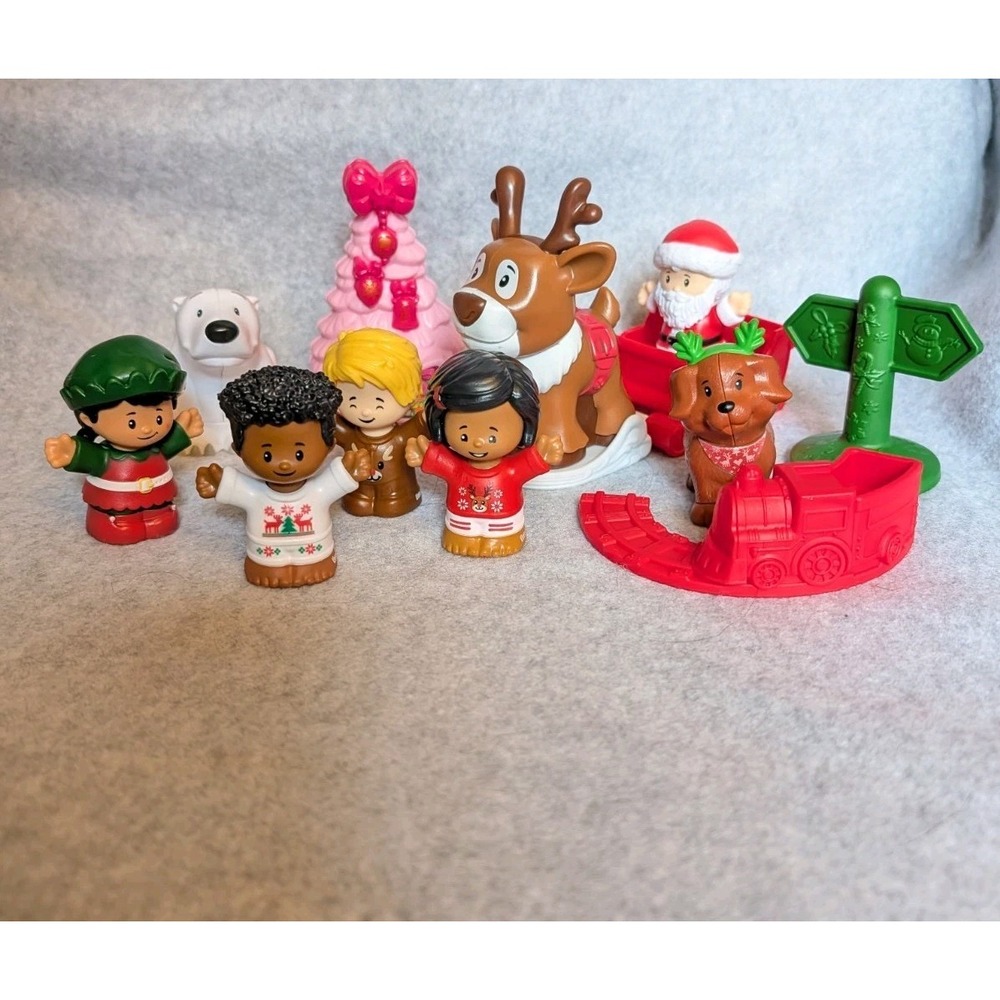 Little People Barbie Advent Calendar Replacement Parts Christmas Santa Reindeer - Picture 4 of 16